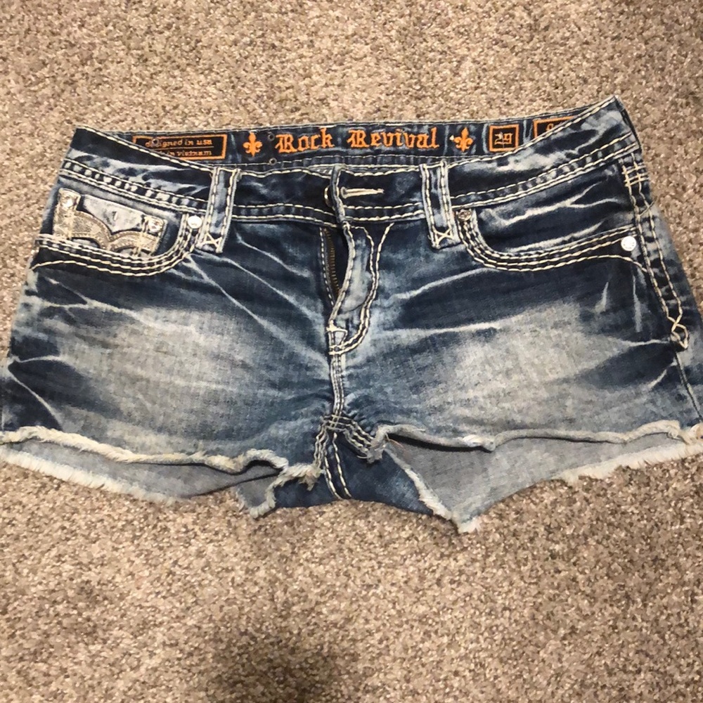 Rock revival Jean shorts